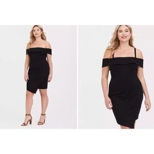 Elegant Black Off-Shoulder Dress